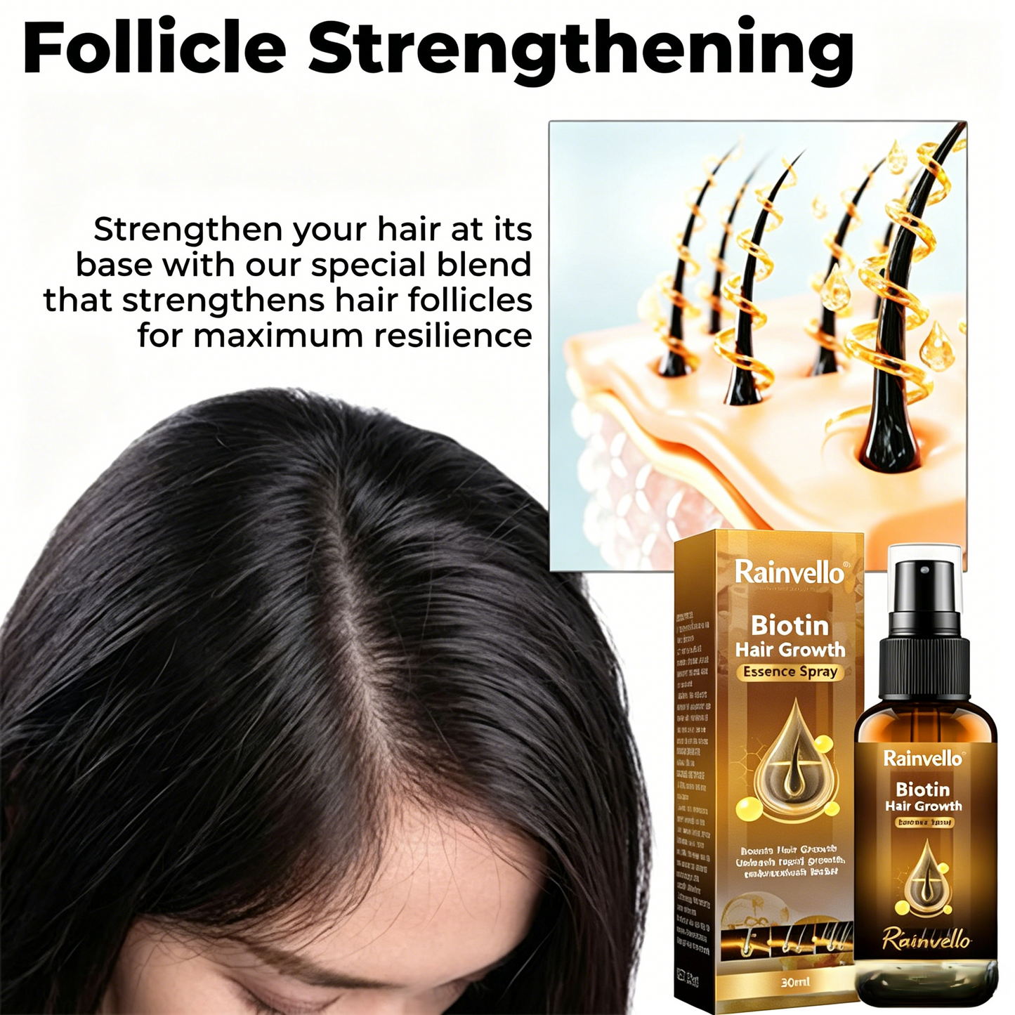（🔥LAST DAY SALE-50% OFF) Biotin Premium Hair Growth Serum
