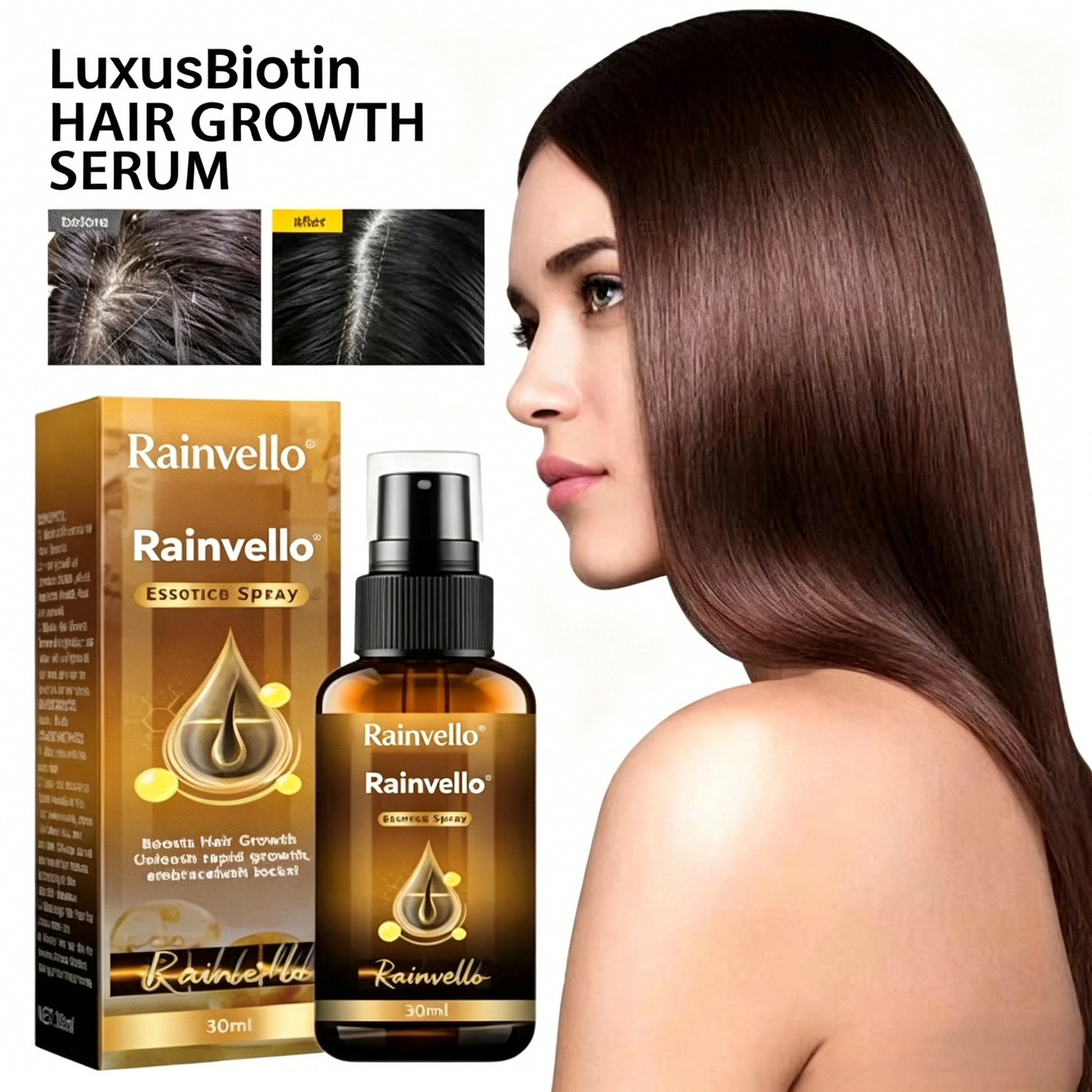 （🔥LAST DAY SALE-50% OFF) Biotin Premium Hair Growth Serum