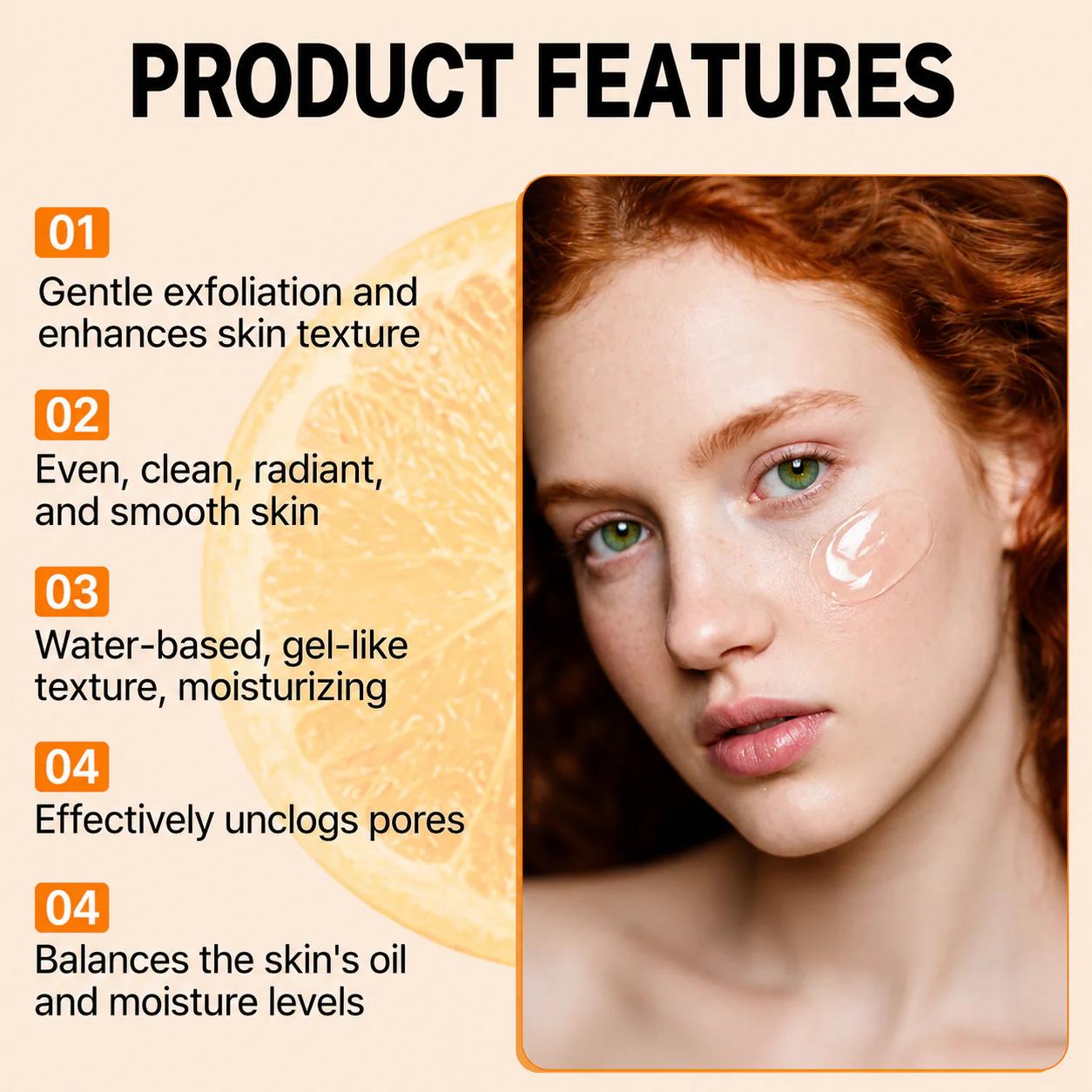 Orange Enzyme Exfoliating Gel — The Gentle Miracle Your Skin Has Been Crying Out For”