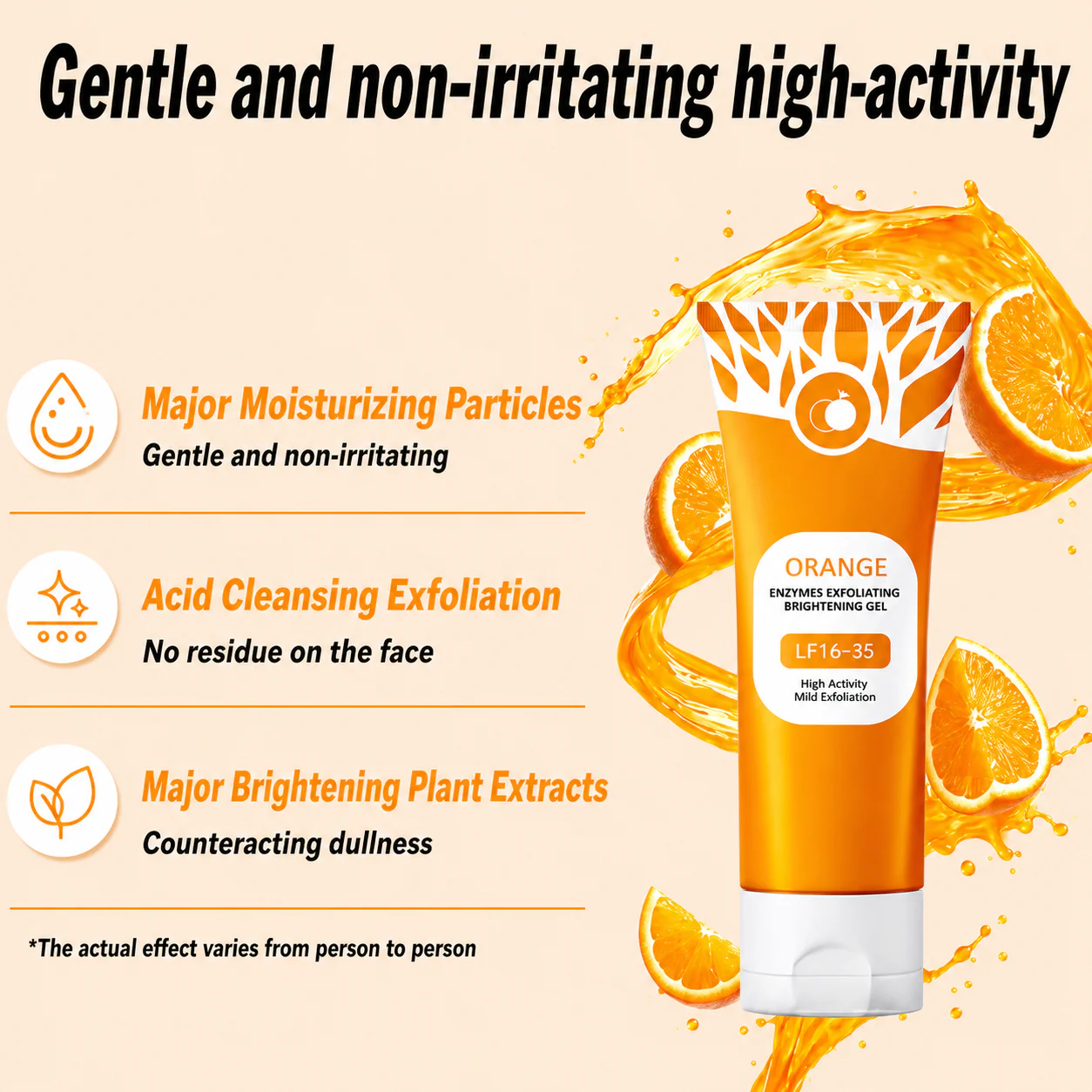 Orange Enzyme Exfoliating Gel — The Gentle Miracle Your Skin Has Been Crying Out For”